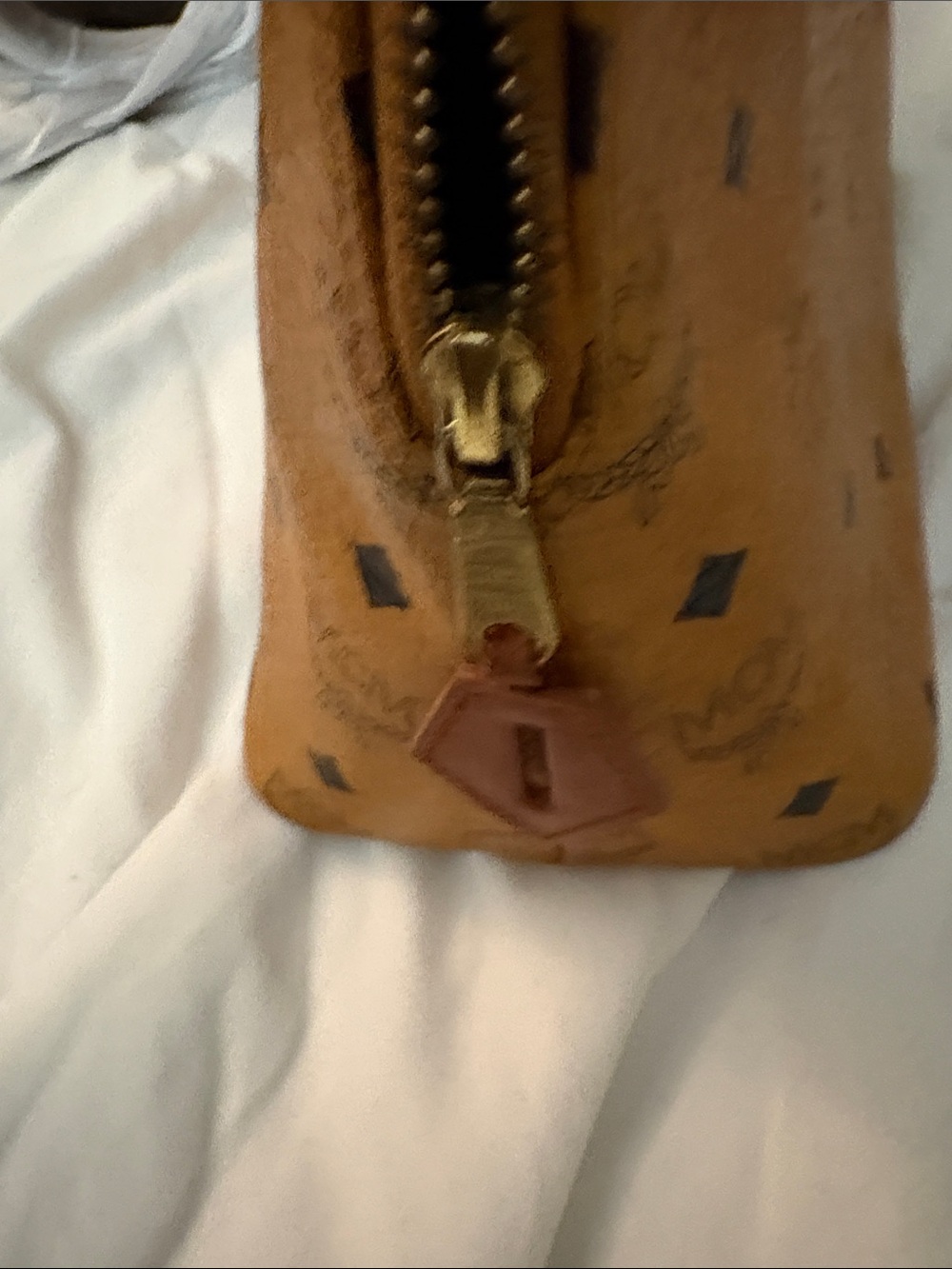 MCM Cognac Visetos Dome Satchel in Cognac and Brown - Picture 6 of 15